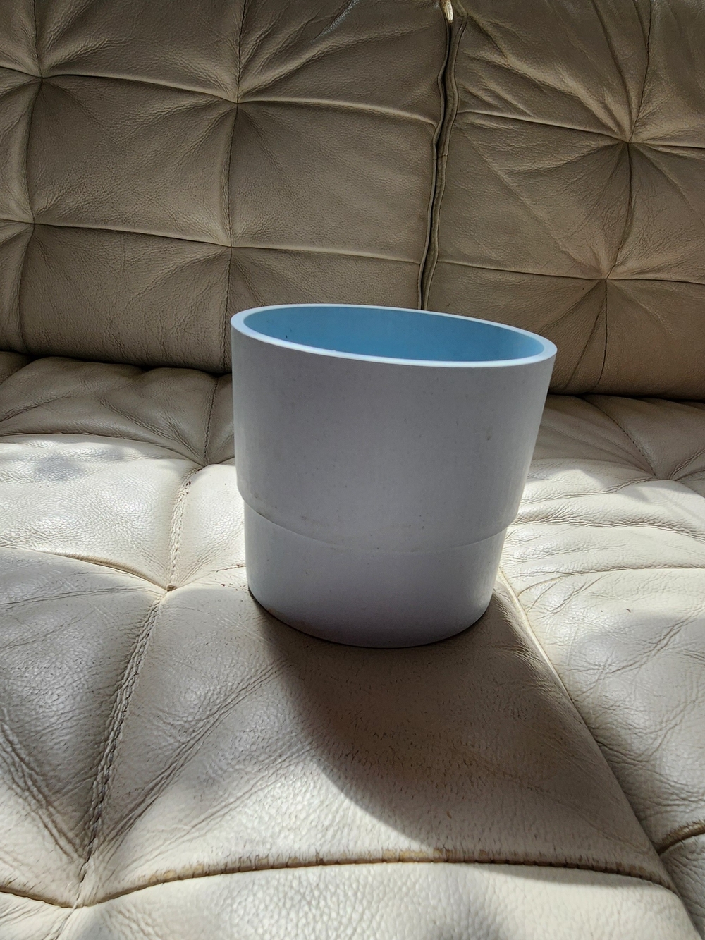 IKEA White and Light Blue Modern Wall Planter